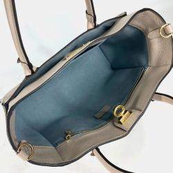 Louis Vuitton On My Side MM Calf Leather Monogram Canvas Shoulder Bag 