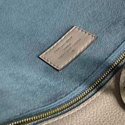 Louis Vuitton On My Side MM Calf Leather Monogram Canvas Shoulder Bag 