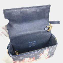 Louis Vuitton Bleach Steamer Ink Blue Navy Monogram Wearable Wallet Bag 