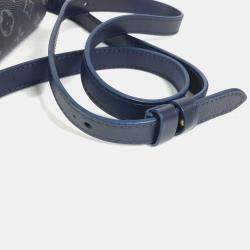 Louis Vuitton Bleach Steamer Ink Blue Navy Monogram Wearable Wallet Bag 