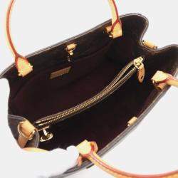 Louis Vuitton Montaigne MM Brown Coated Canvas Leather Monogram Handbag 