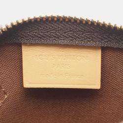 Louis Vuitton Nano Speedy Brown Coated Canvas Leather Monogram Handbag 