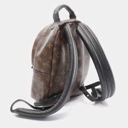  Louis Vuitton Palm Springs PM Brown Beige Coated Canvas Leather Monogram Reverse  Backpack
