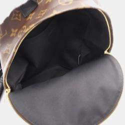  Louis Vuitton Palm Springs PM Brown Beige Coated Canvas Leather Monogram Reverse  Backpack