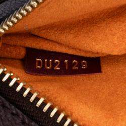 Louis Vuitton Brown/Orange Monogram Braided Pochette Metis