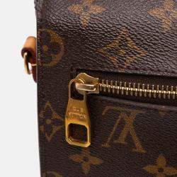 Louis Vuitton Brown Monogram Pochette Metis