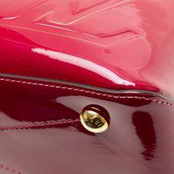 Louis Vuitton Red Vernis Miroir Satchel