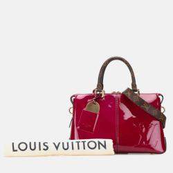 Louis Vuitton Red Vernis Miroir Satchel