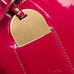 Louis Vuitton Red Vernis Miroir Satchel