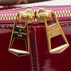 Louis Vuitton Red Vernis Miroir Satchel