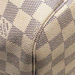 Louis Vuitton White Damier Azur Neverfull MM