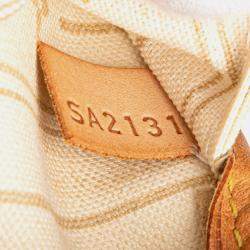 Louis Vuitton White Damier Azur Neverfull MM