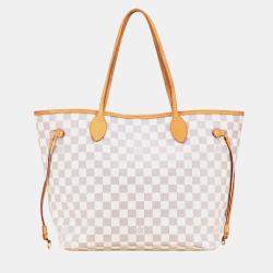 Louis Vuitton White Damier Azur Neverfull MM