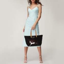 Pre Owned Louis Vuitton Amarante Monogram Vernis Bellevue GM Bag