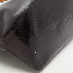 Pre Owned Louis Vuitton Amarante Monogram Vernis Bellevue GM Bag