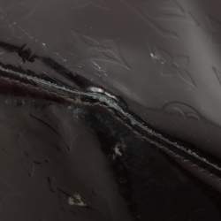 Pre Owned Louis Vuitton Amarante Monogram Vernis Bellevue GM Bag