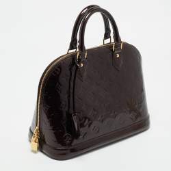 Louis Vuitton Amarante Monogram Vernis Alma PM Bag