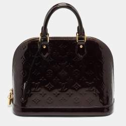 Louis Vuitton Amarante Monogram Vernis Alma PM Bag