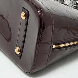 Louis Vuitton Amarante Monogram Vernis Alma PM Bag