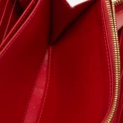 Louis Vuitton Cerise Monogram Vernis Zippy Wallet  