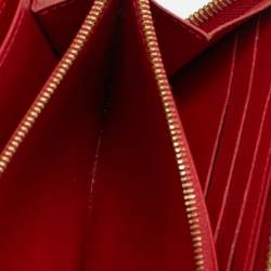 Louis Vuitton Cerise Monogram Vernis Zippy Wallet  