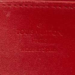 Louis Vuitton Cerise Monogram Vernis Zippy Wallet  