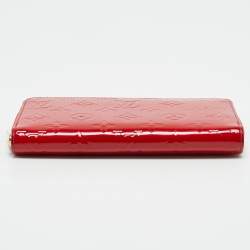 Louis Vuitton Cerise Monogram Vernis Zippy Wallet  