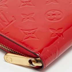 Louis Vuitton Cerise Monogram Vernis Zippy Wallet  