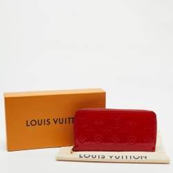 Louis Vuitton Cerise Monogram Vernis Zippy Wallet  