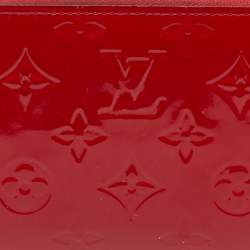 Louis Vuitton Cerise Monogram Vernis Zippy Wallet  