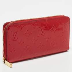 Louis Vuitton Cerise Monogram Vernis Zippy Wallet  