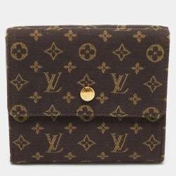Louis Vuitton Monogram Mini Lin Elise Wallet