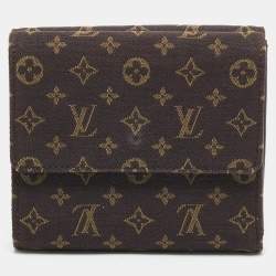 Louis Vuitton Monogram Mini Lin Elise Wallet