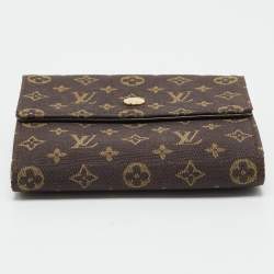 Louis Vuitton Monogram Mini Lin Elise Wallet