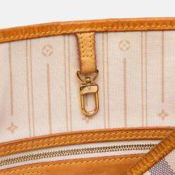 Louis Vuitton White Damier Azur Neverfull MM