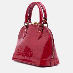Louis Vuitton Pink Monogram Vernis Alma BB