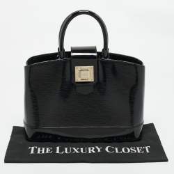 Pre Owned Louis Vuitton Black Electric Epi Leather Mirabeau PM Bag