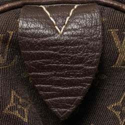 Louis Vuitton Fusain Monogram Mini Lin Canvas Speedy 30 Bag