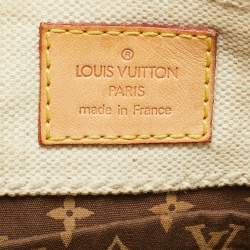 Louis Vuitton Red Canvas Globe Cabas PM Bag