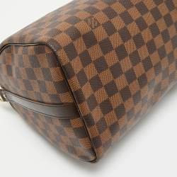Louis Vuitton Damier Ebene Canvas Speedy Bandouliere 30 Bag
