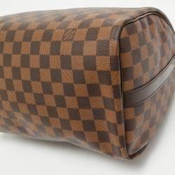 Louis Vuitton Damier Ebene Canvas Speedy Bandouliere 30 Bag