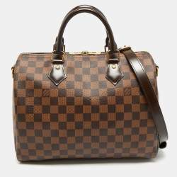 Louis Vuitton Damier Ebene Canvas Speedy Bandouliere 30 Bag