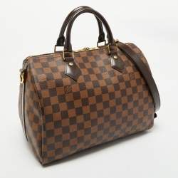 Louis Vuitton Damier Ebene Canvas Speedy Bandouliere 30 Bag