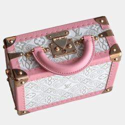 Louis Vuitton Petite Valise Pink Hard Mini Trunk