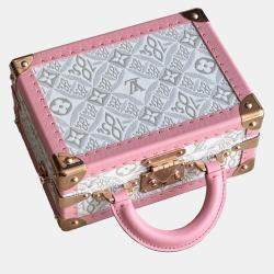 Louis Vuitton Petite Valise Pink Hard Mini Trunk