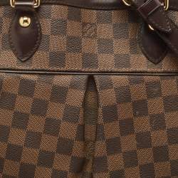 Pre Owned Louis Vuitton Damier Ebene Canvas Trevi PM Bag