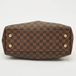 Pre Owned Louis Vuitton Damier Ebene Canvas Trevi PM Bag