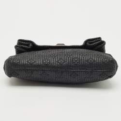 Louis Vuitton Black Monogram Leather Altair Clutch
