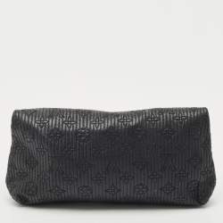 Louis Vuitton Black Monogram Leather Altair Clutch