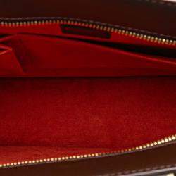 Pre Owned Louis Vuitton Brown Damier Ebene Venice Sac Plat GM